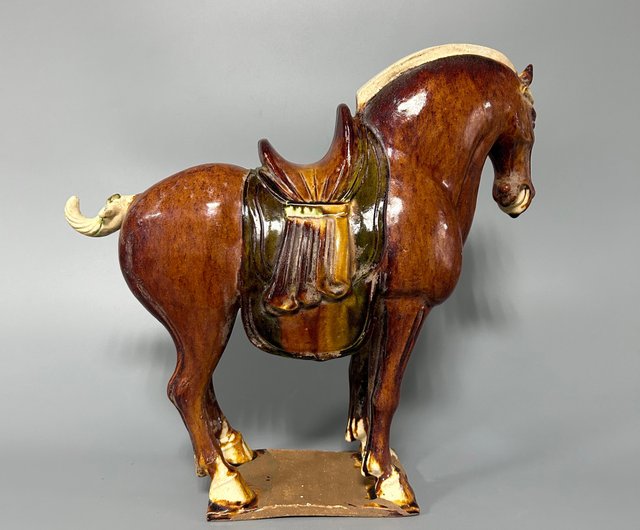 台湾 唐三彩馬の置物 コレクター - Pinkoi
