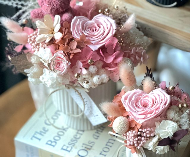 台湾 ローズハート プリザーブドフラワーシリーズ テーブルフラワー