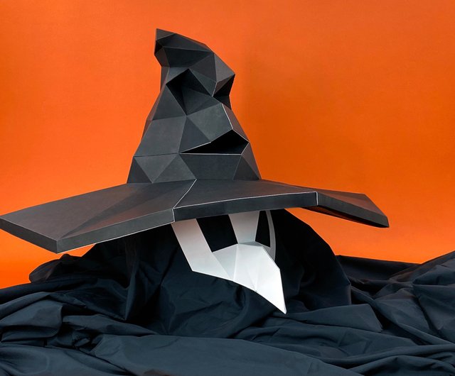 台湾 ペーパークラフト-ウィッチハットマスク。 TRUNK - Pinkoi