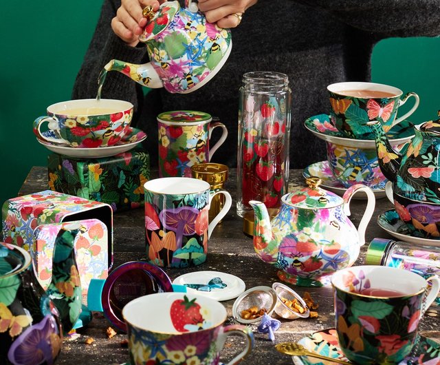 台湾 T2ダブルウォールガラスびん（ストロベリー） T2ティーワールド