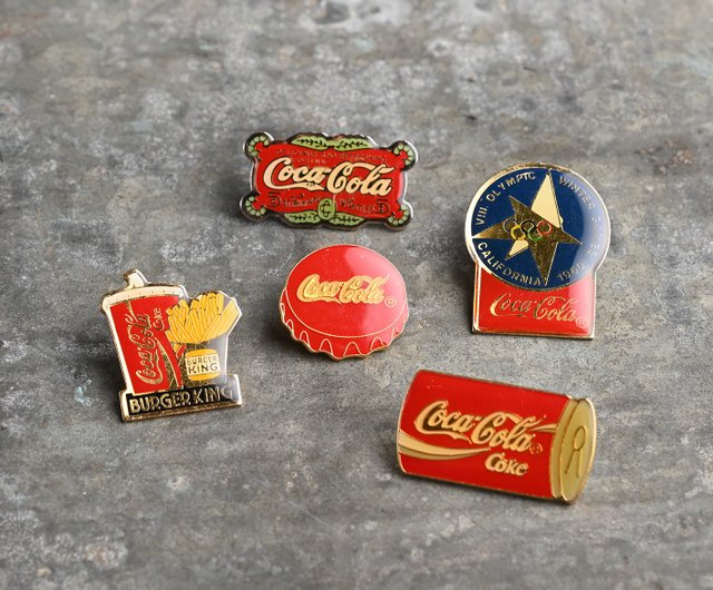 台湾 ビンテージ ピンズ コカ・コーラ ピンズ / 限定版ピンズ, コカ
