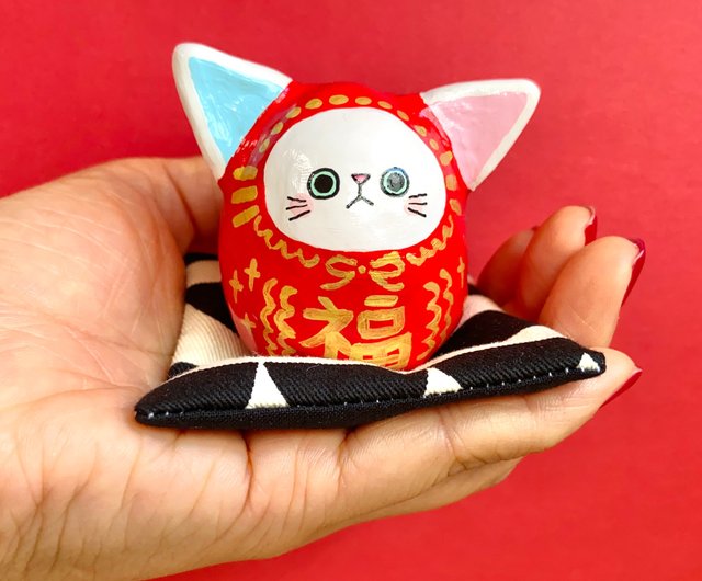 招き猫猫 【大】ハロウィン 黒猫 megumix | 置物 - Pinkoi