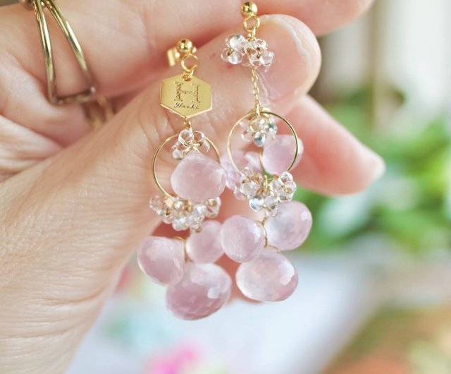 12%OFF】ローズクォーツ さくら 桜 ピンク 春 Hachi | 光を呼ぶ