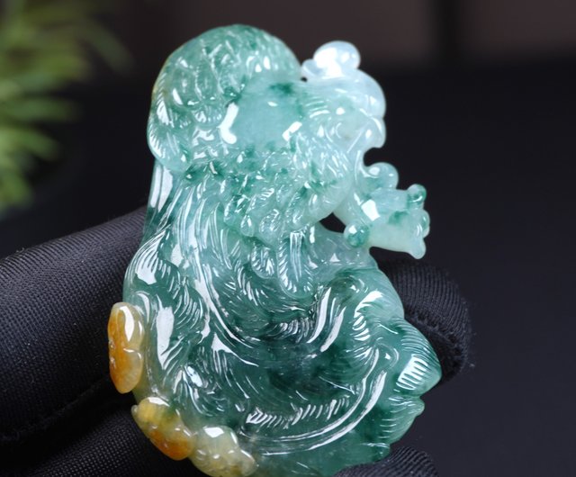 送料無料 40%OFF】台湾 アイスジェイド ブルーフローラルフェニックス