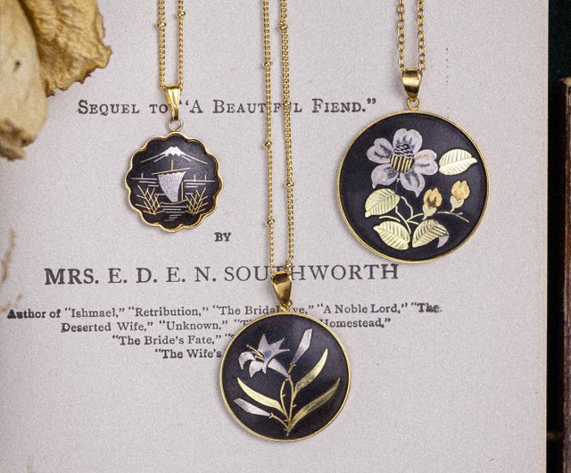 送料無料】台湾 日本のAmitaアンティーク象嵌 24K金/純銀象嵌工芸 和風