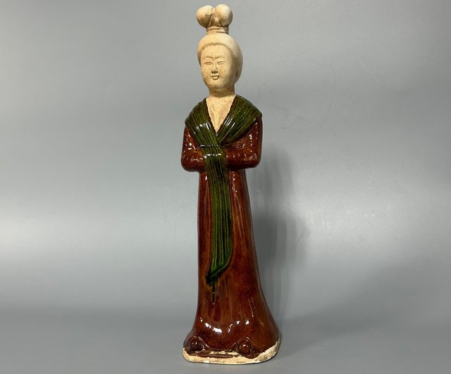 送料無料】台湾 唐三彩の女性置物 コレクター - Pinkoi