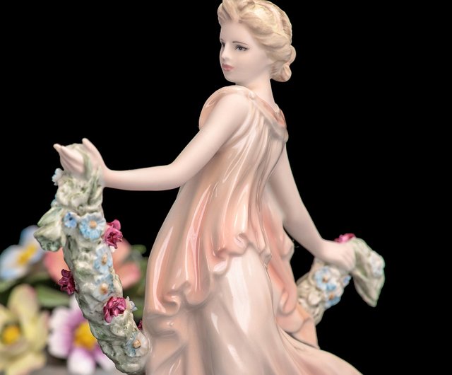 台湾 英国製 ウェッジウッド 優雅な手描き カラフルな踊る女神 限定版