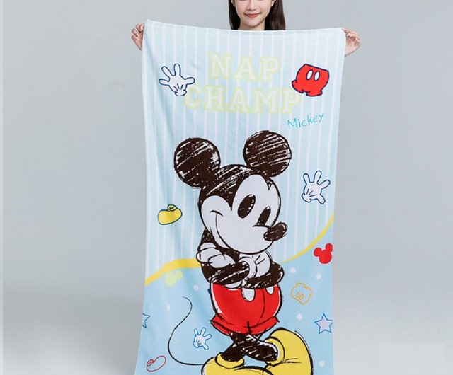 台湾 【ONEDERWanda】ディズニー ミッキーマウス 大判バスタオル
