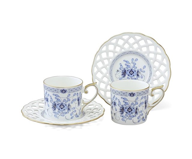 台湾 日本 NARUMI ミラノ ボーンチャイナ コーヒーカップセット-2個