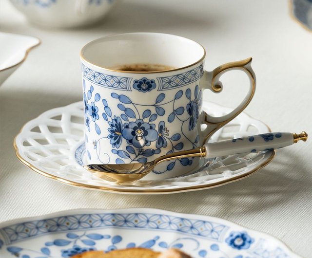 台湾 日本 NARUMI ミラノ ボーンチャイナ コーヒーカップセット-2個