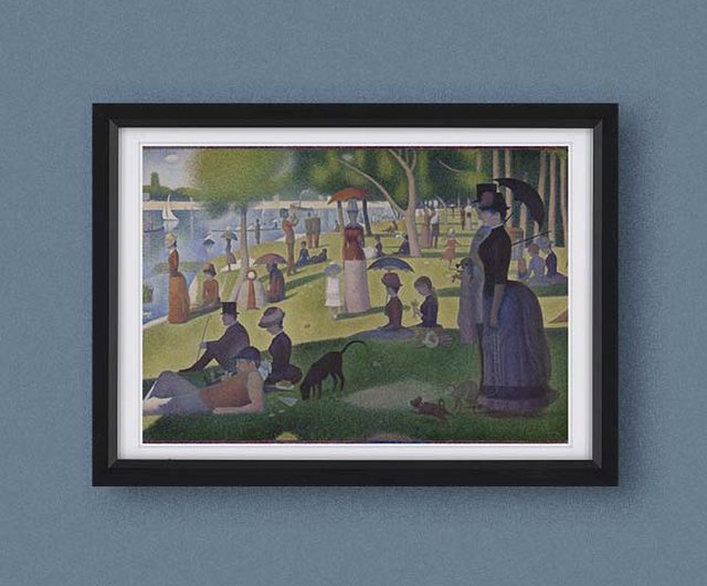 送料無料】台湾 【世界的に有名な小額絵画】スーラ：グランド