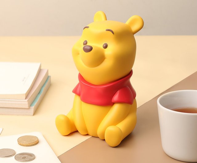 台湾 ディズニー くまのプーさんの貯金箱 - 本物のディズニー くまの