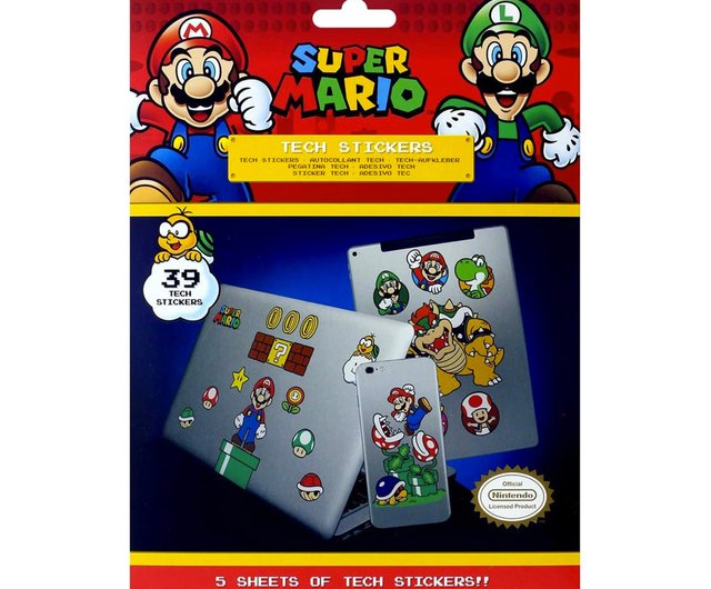 香港 【3月10日送料無料】任天堂 スーパーマリオ ステッカーセット