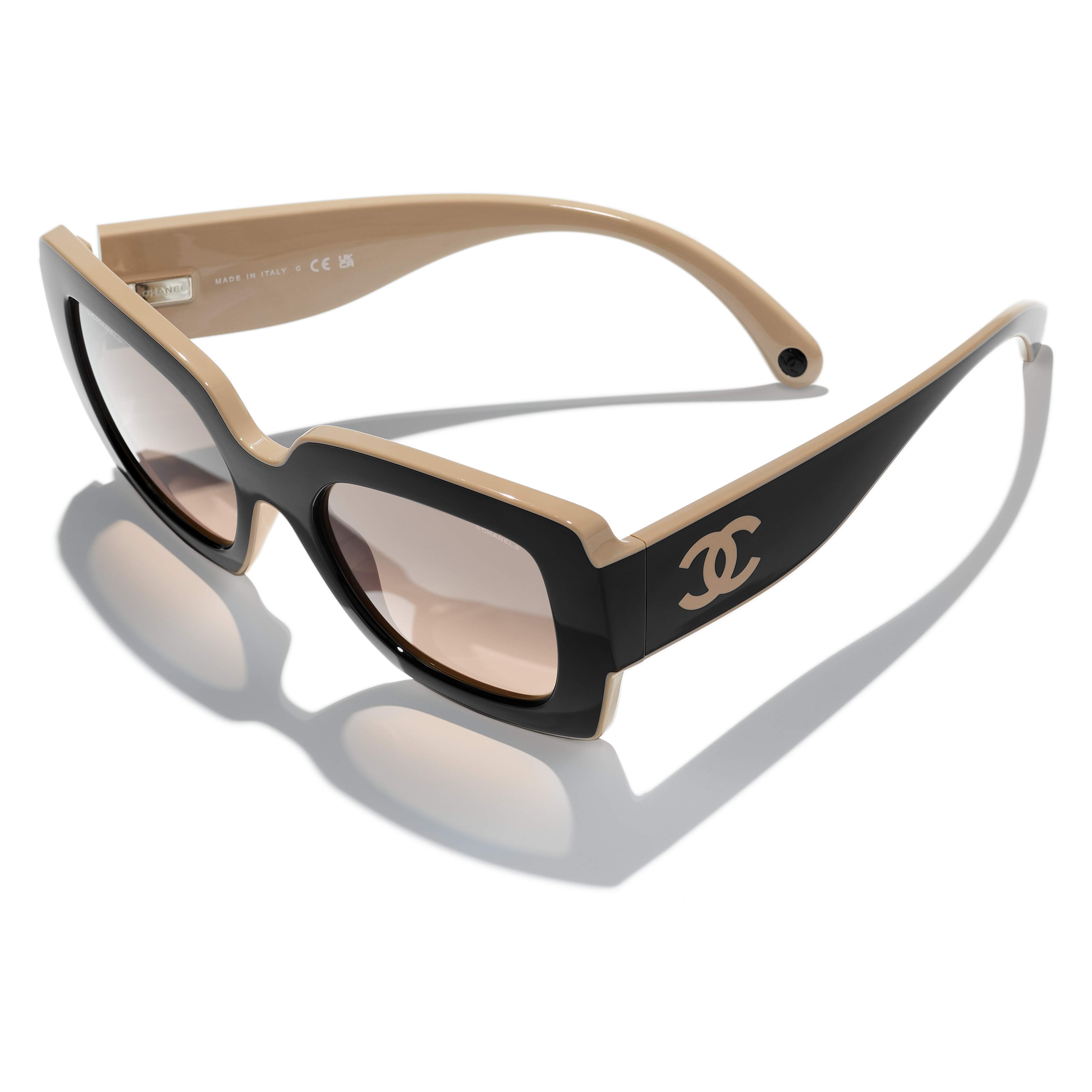 Sunglasses CHANEL CH6059 C534/43 52-20 Black in stock