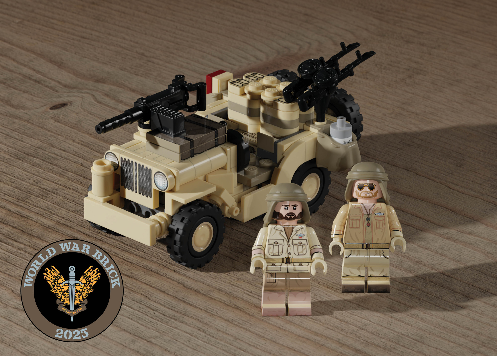 WWII SAS Raider Vehicle - 2023 World War Brick Event Kit