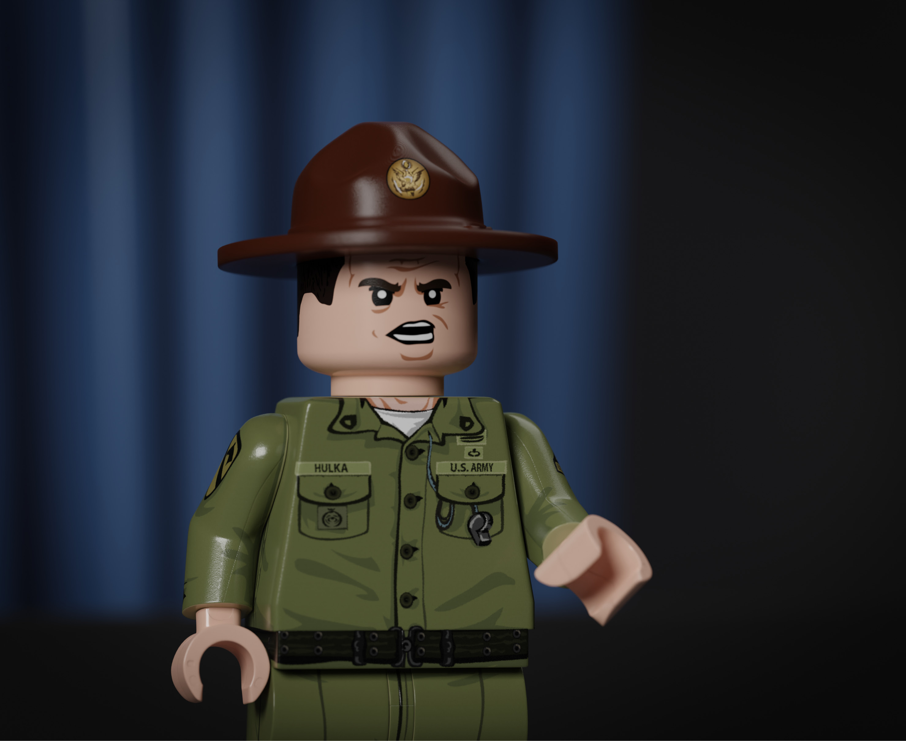 Cold War US Army Drill Sergeant