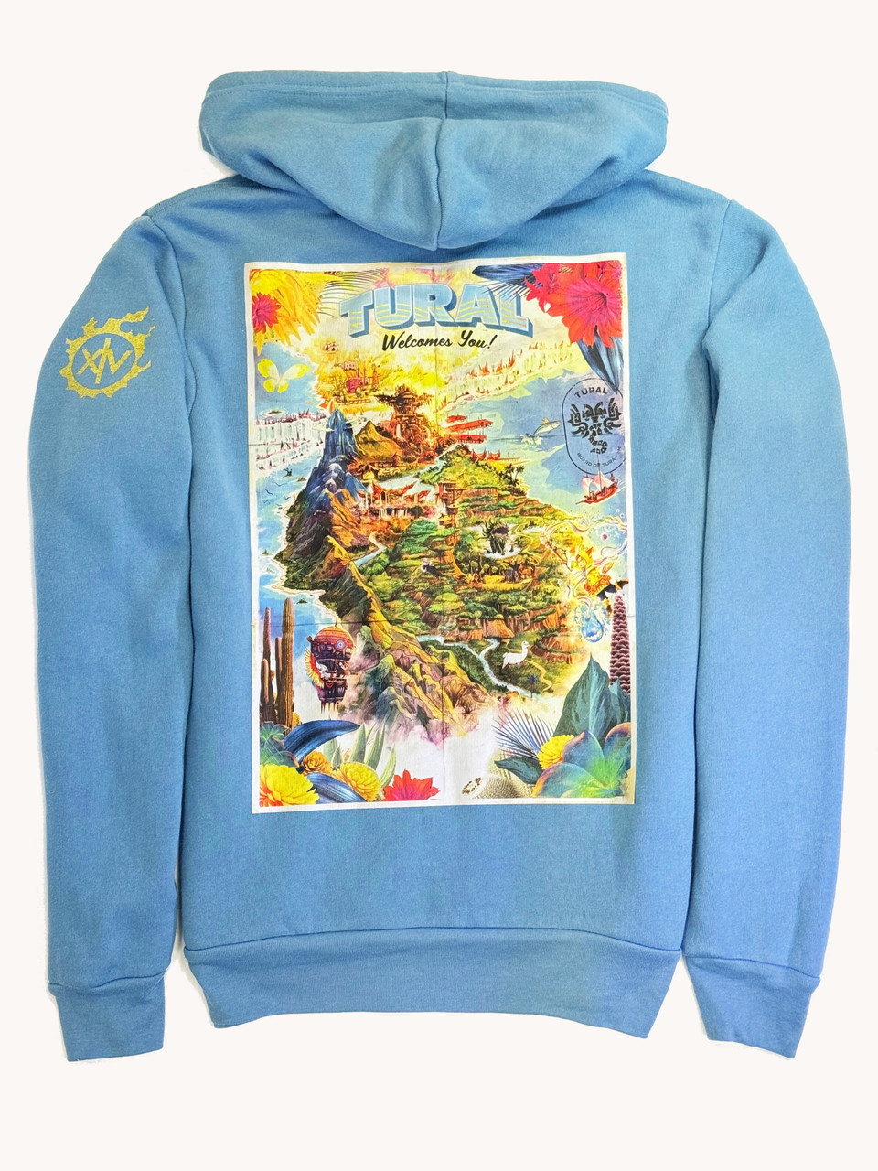 FINAL FANTASY XIV DAWNTRAIL Hoodie - TURALIST Blue | SQUARE ENIX Store