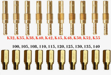 20 PIECE* SLOW IDLE PILOT CARBURETOR & MAIN JET KIT FOR KEIHIN OKO
