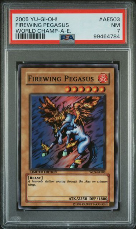 YuGiOh World Championship Series Firewing Pegasus Super Rare