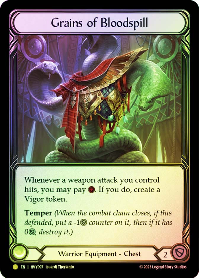 流血の繊維 Grains of Bloodspill cf 英語 fab 流血の繊維 Grains of