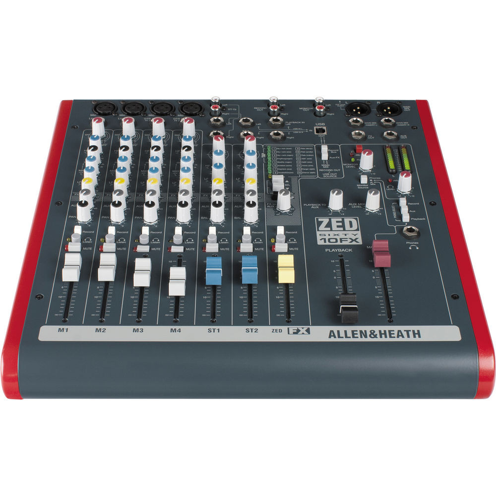 Allen & Heath ZED60-10FX Mixer | FrontEndAudio.com