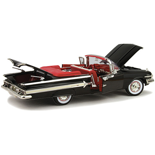 1960 Chevy Impala Convertible - Black 1:18 Scale Diecast Model by