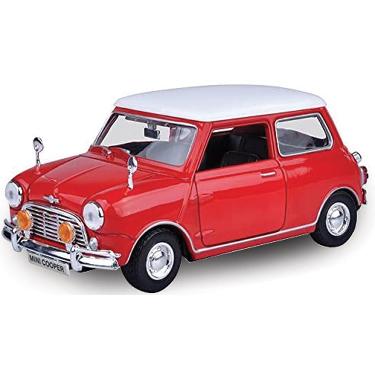 Vintage Mini Cooper 1:18 Scale Diecast Model by Motormax