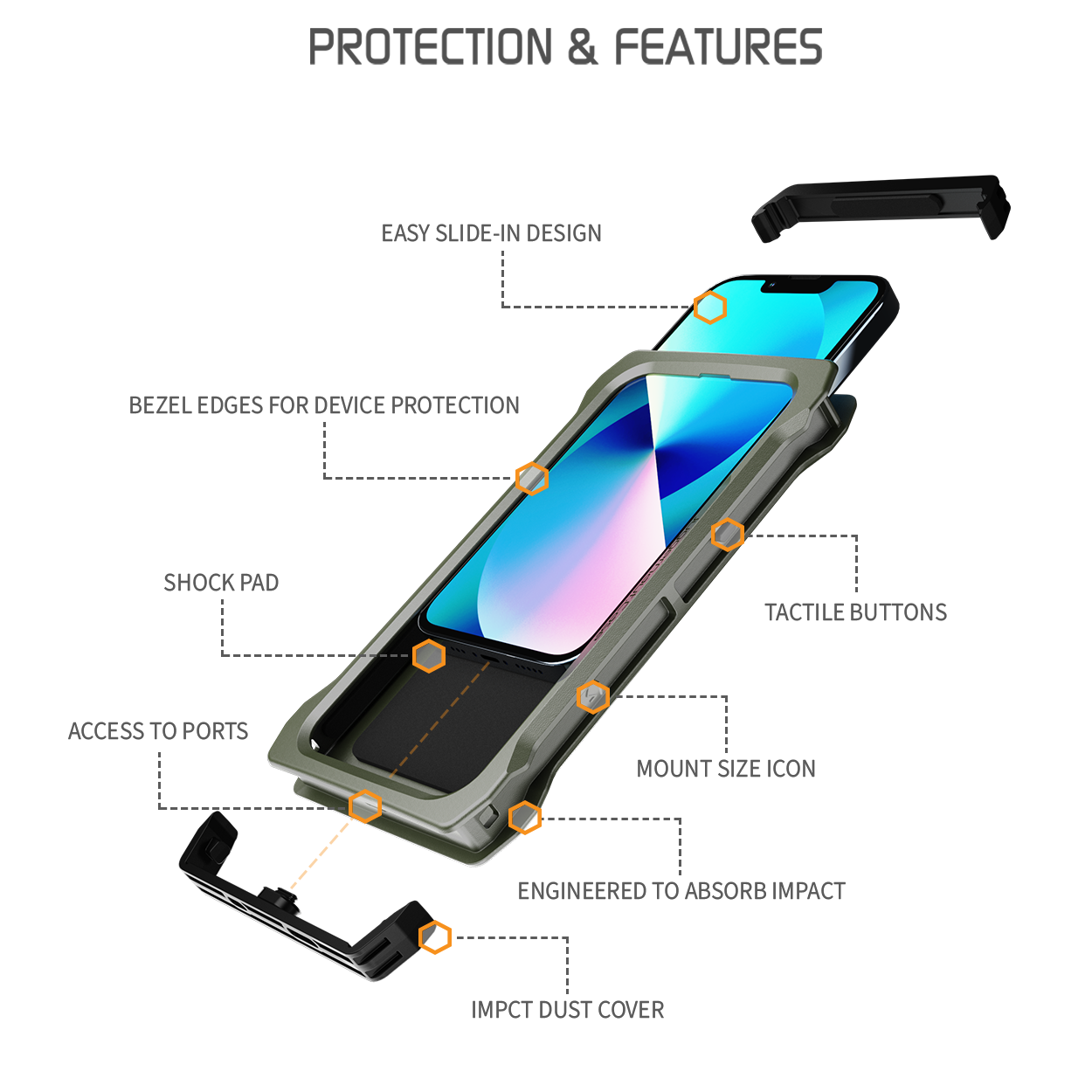 Juggernaut.Case™ iPhone 13 IMPCT Phone Case JG.IMPCT.iPhone13.