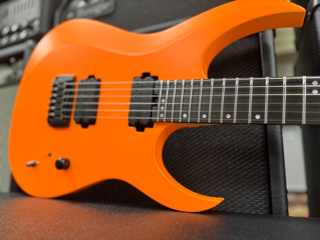 Schecter USA Sunset Extreme Neon Orange
