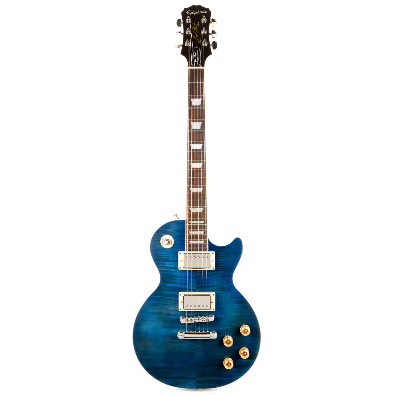 Used Epiphone Les Paul 1960 Tribute Plus Blue Flame | Cream City Music