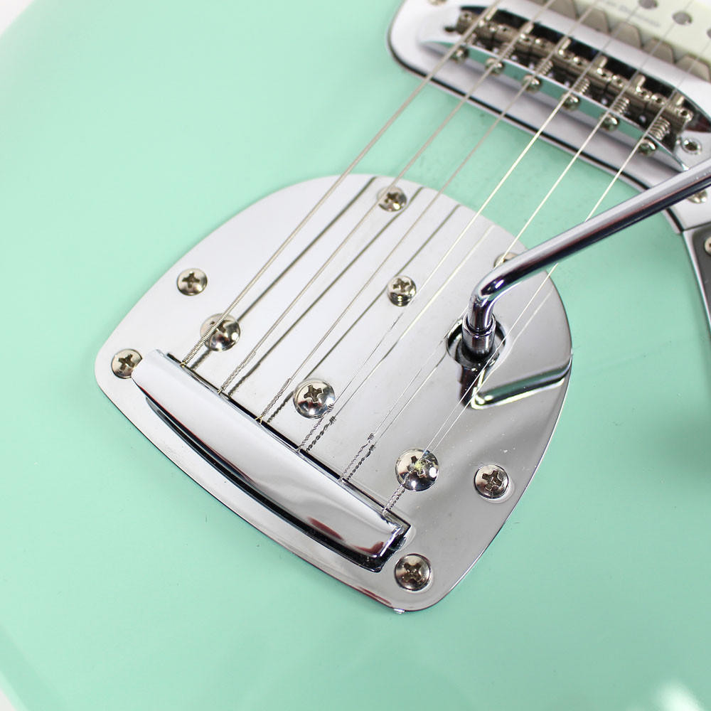 2013 Squier Vintage Modified Jaguar Electric Guitar Seafom Green