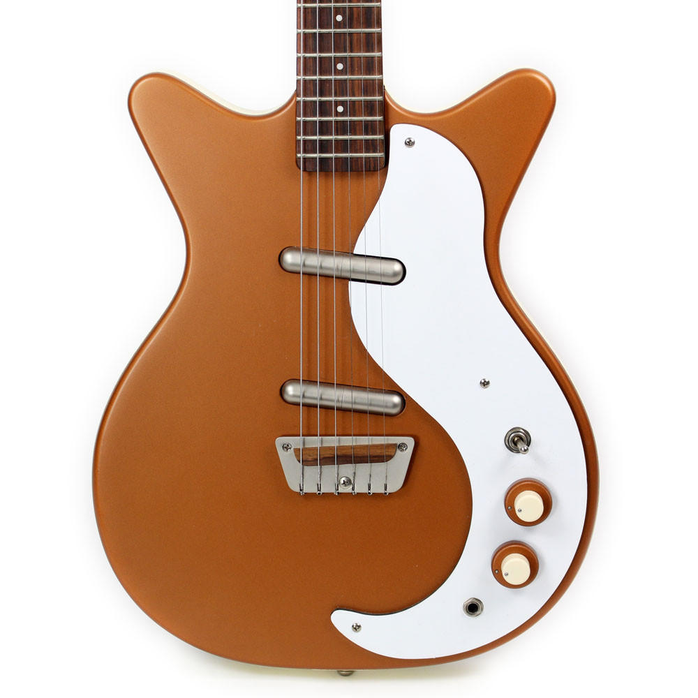 Used Danelectro DC-59 Electric Guitar in Copper Finish | Cream