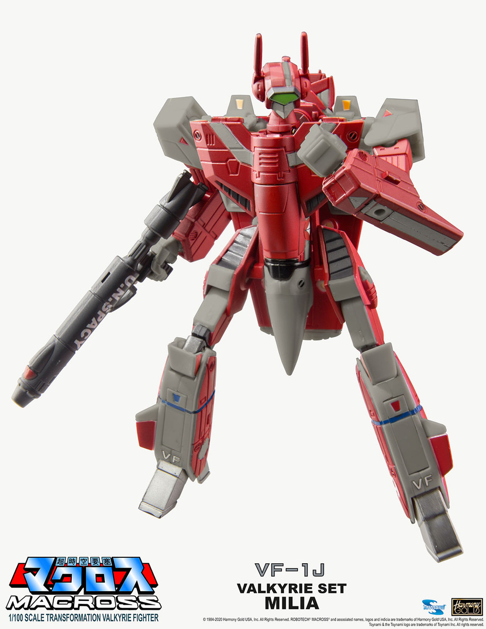 Macross Saga: Retro Transformable 1/100 VF-1J Milia Valkyrie