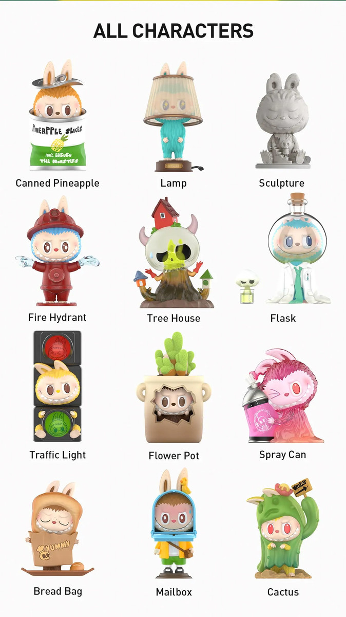 The Monsters Almost Hidden Blind Box - myplasticheart