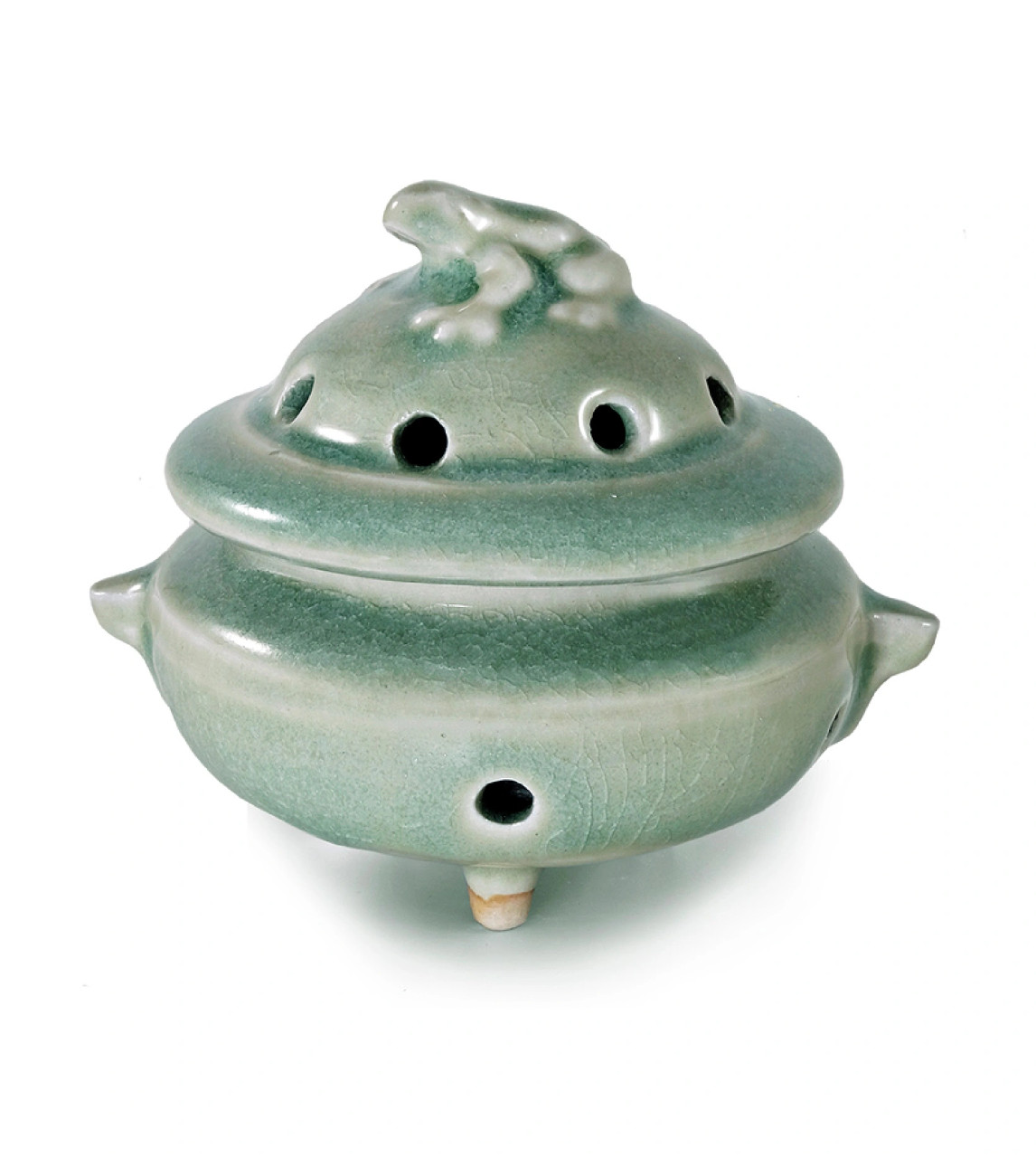 Incense Holder - Celadon Frog - Scents of Earth