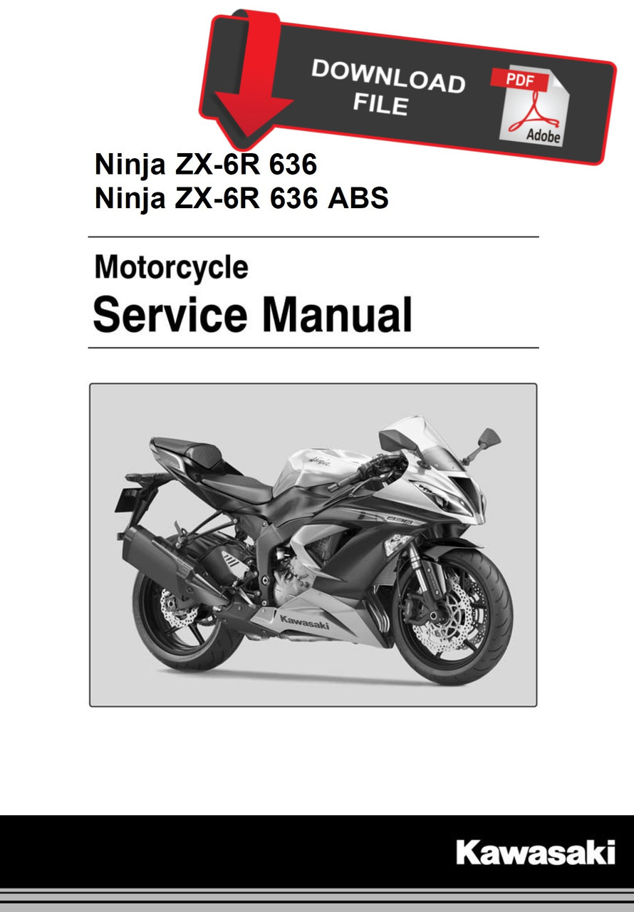Service Manual Kawasaki 2014 Ninja ZX-6R 636 Repair