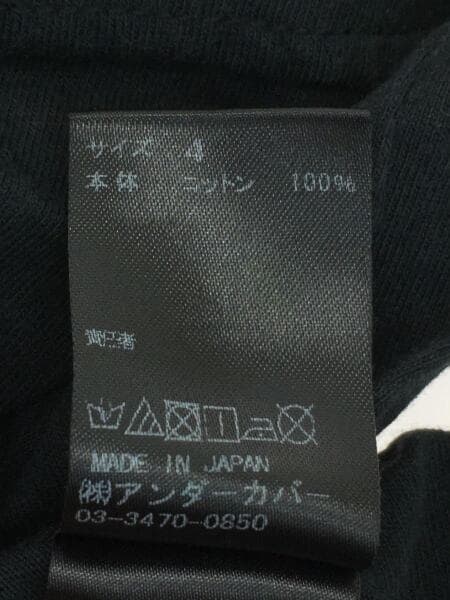 UNDERCOVER(アンダーカバー) / Tシャツ/RADWIMPSコラボ/半袖/ブラック