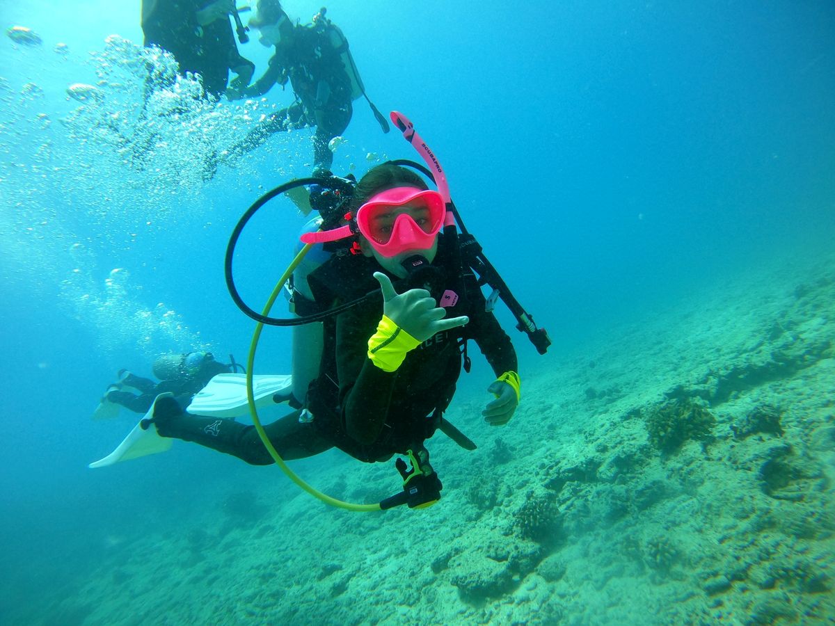 貸切キッズ体験ダイビング 8歳以上のお子様とそのご家族限定ツアー