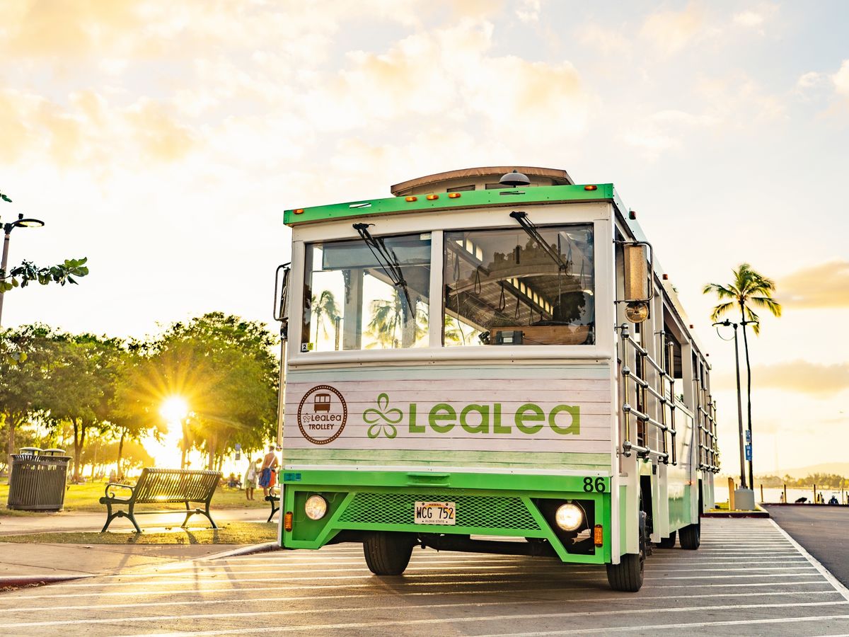 LeaLeaトロリー ワイキキ巡回トロリーバス 乗り放題1・4・7日間券