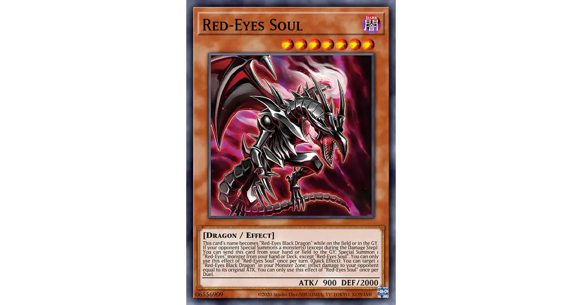 Red-Eyes Soul - MAZE-EN012 - Rare 1st Edition