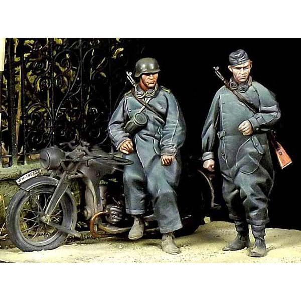 ドイツ軍 オートバイ兵セット（2体入） German motorcyclists 1/35[TB