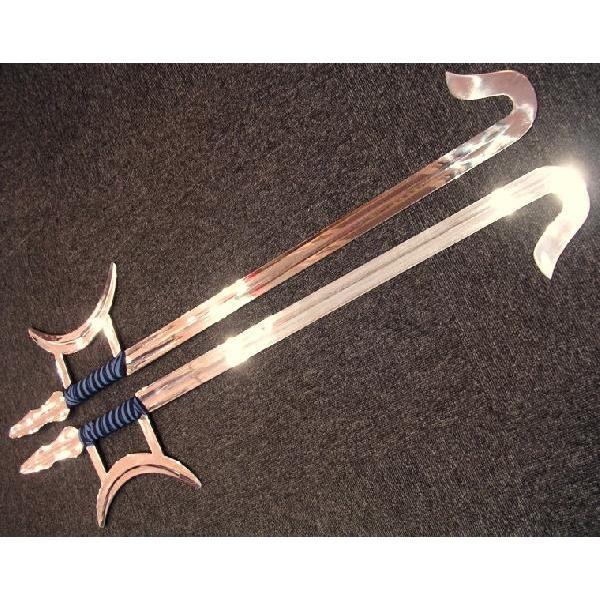 中国武術 双鈎 カンフー 少林寺 三国志 太極拳 武器 送料無料