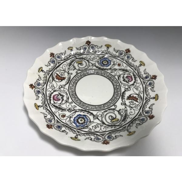 美品】1900年代初期 スポード コープランド アジアンフラワー スープ皿