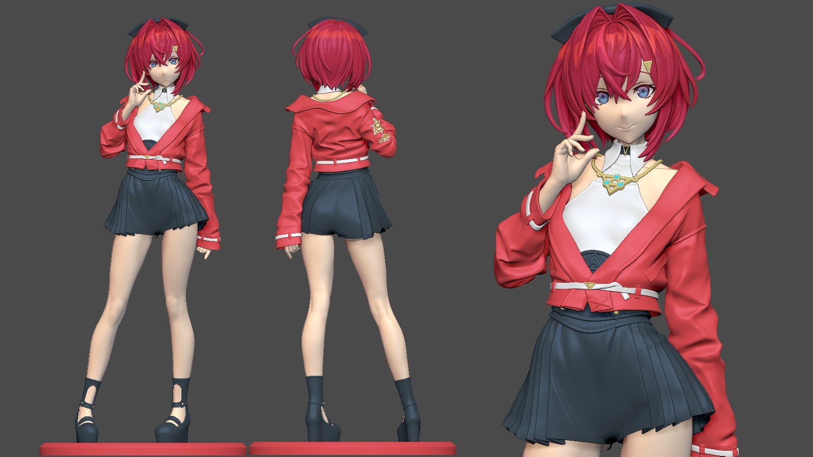 ArtStation - Wonder Festival 2023 Winter にじさんじ アンジュ