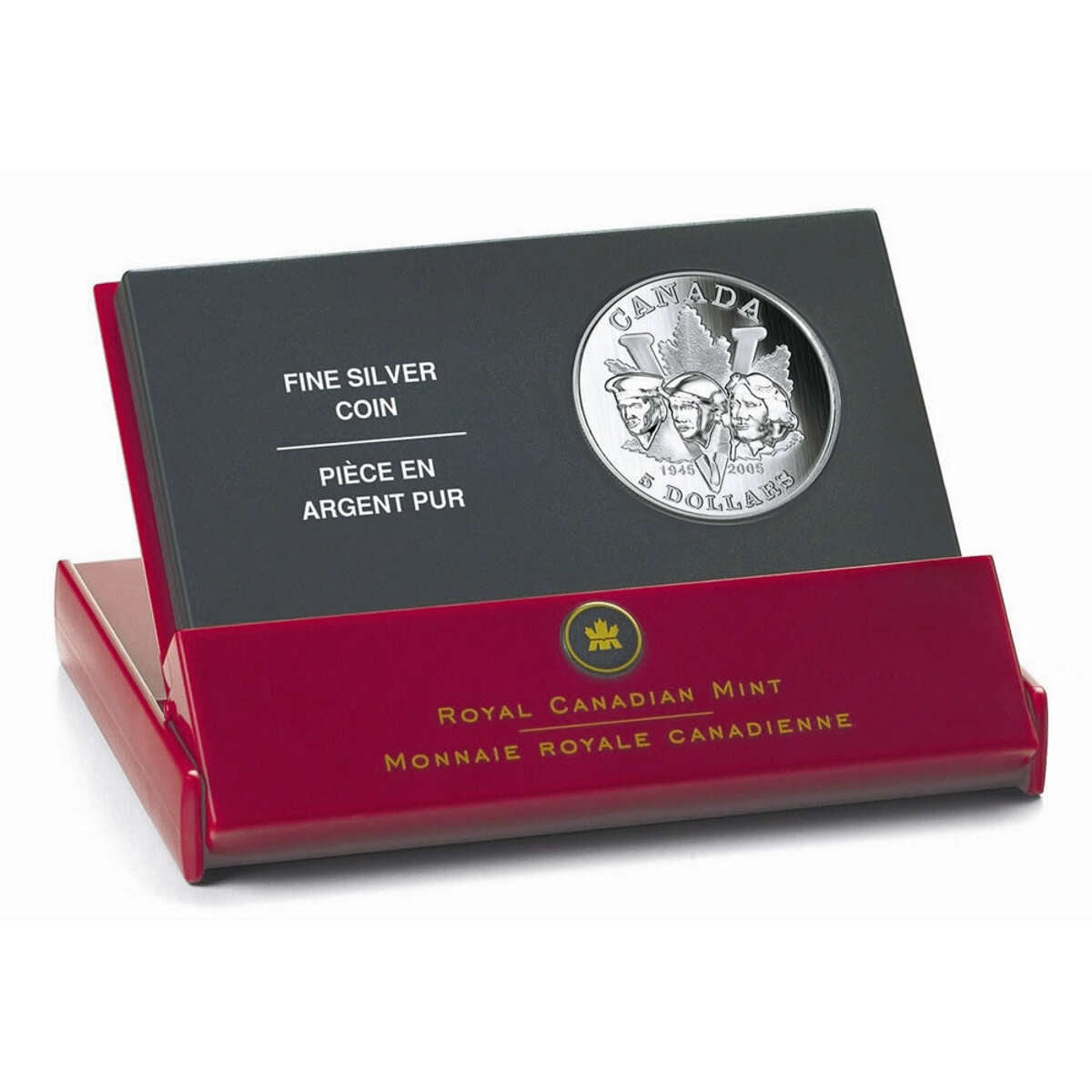 2005 $5 End of the Second World War, 60th Anniversary - Pure Silver Co