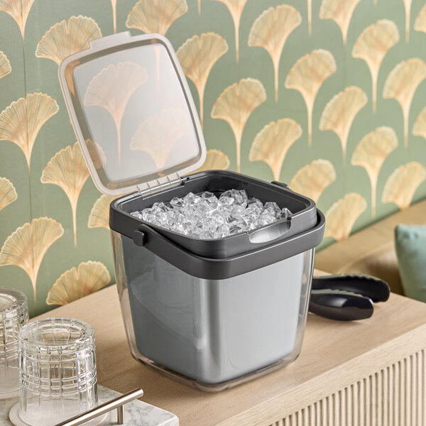 OXO 11169200 Good Grips Plastic Insulated 3.5 Qt. Ice Bucket Set