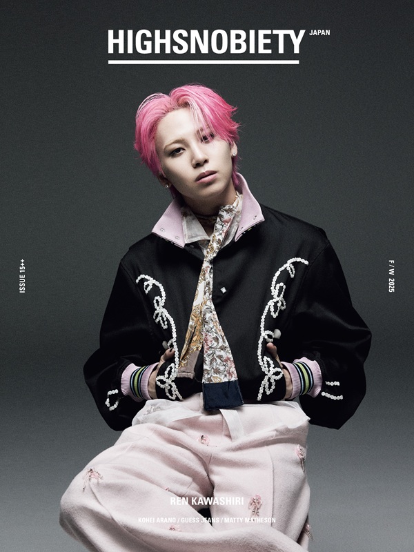 川尻蓮（JO1）が登場。「HIGHSNOBIETY JAPAN ISSUE15++ : REN