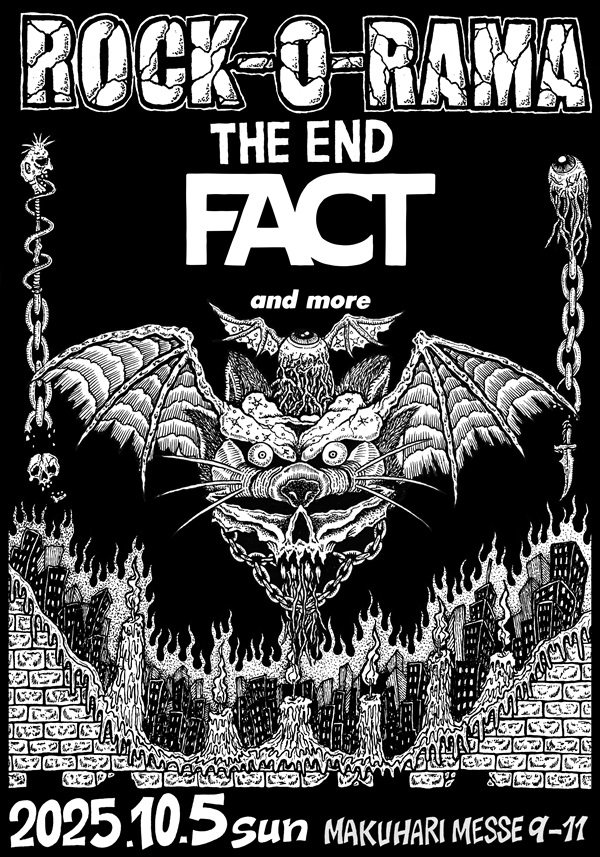 FACT、正真正銘ラスト・ライヴ「ROCK-O-RAMA-THE END」10月5日開催決定