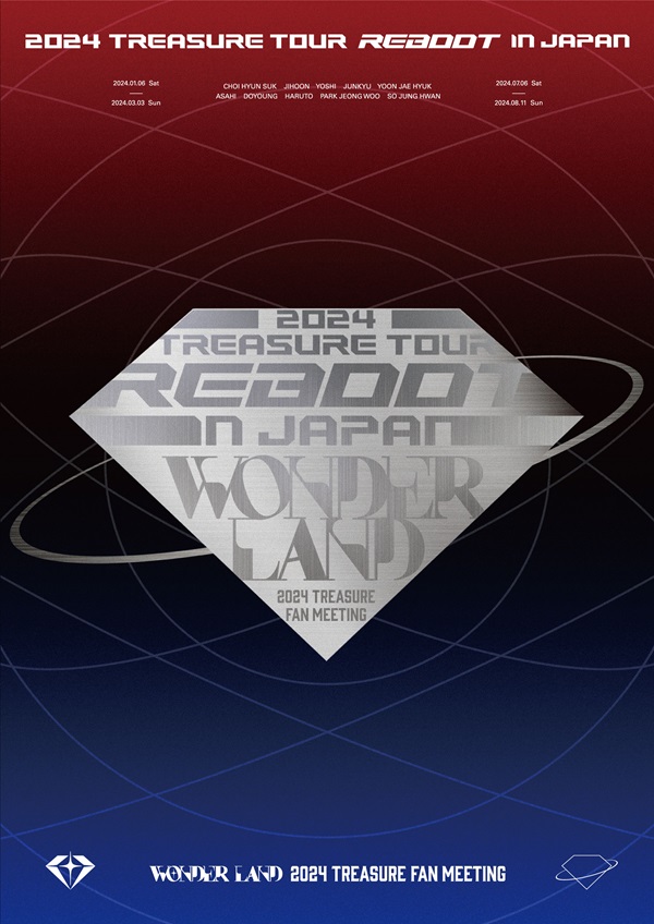 TREASURE ライブDVD & Blu-ray『2024 TREASURE TOUR [REBOOT] IN JAPAN