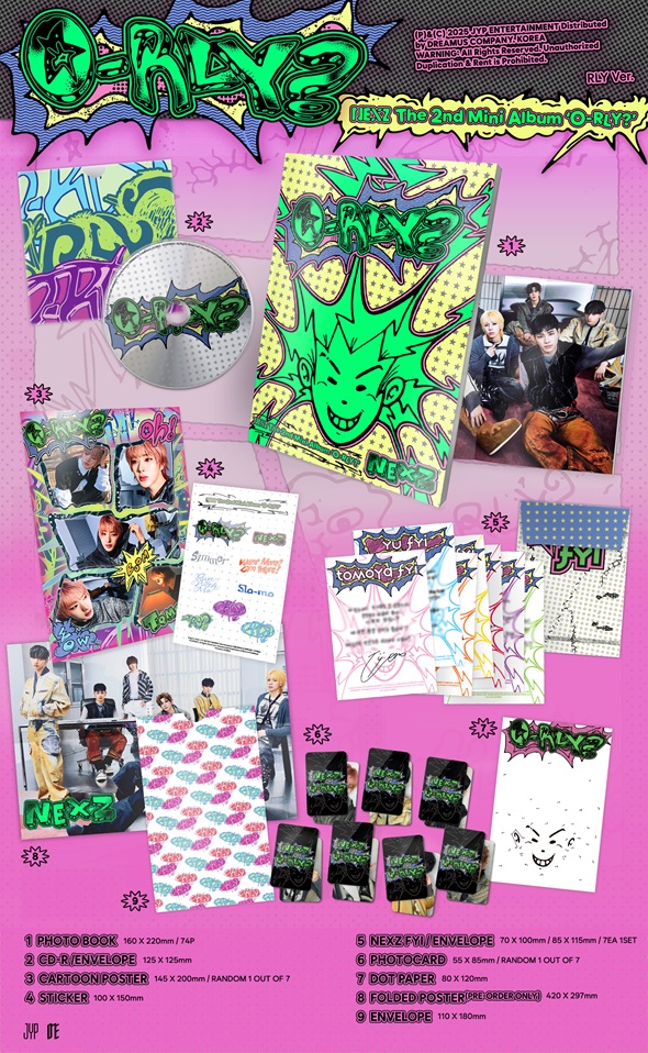 NEXZ 韓国セカンドミニアルバム『O-RLY?』リリース！一部対象タワレコ